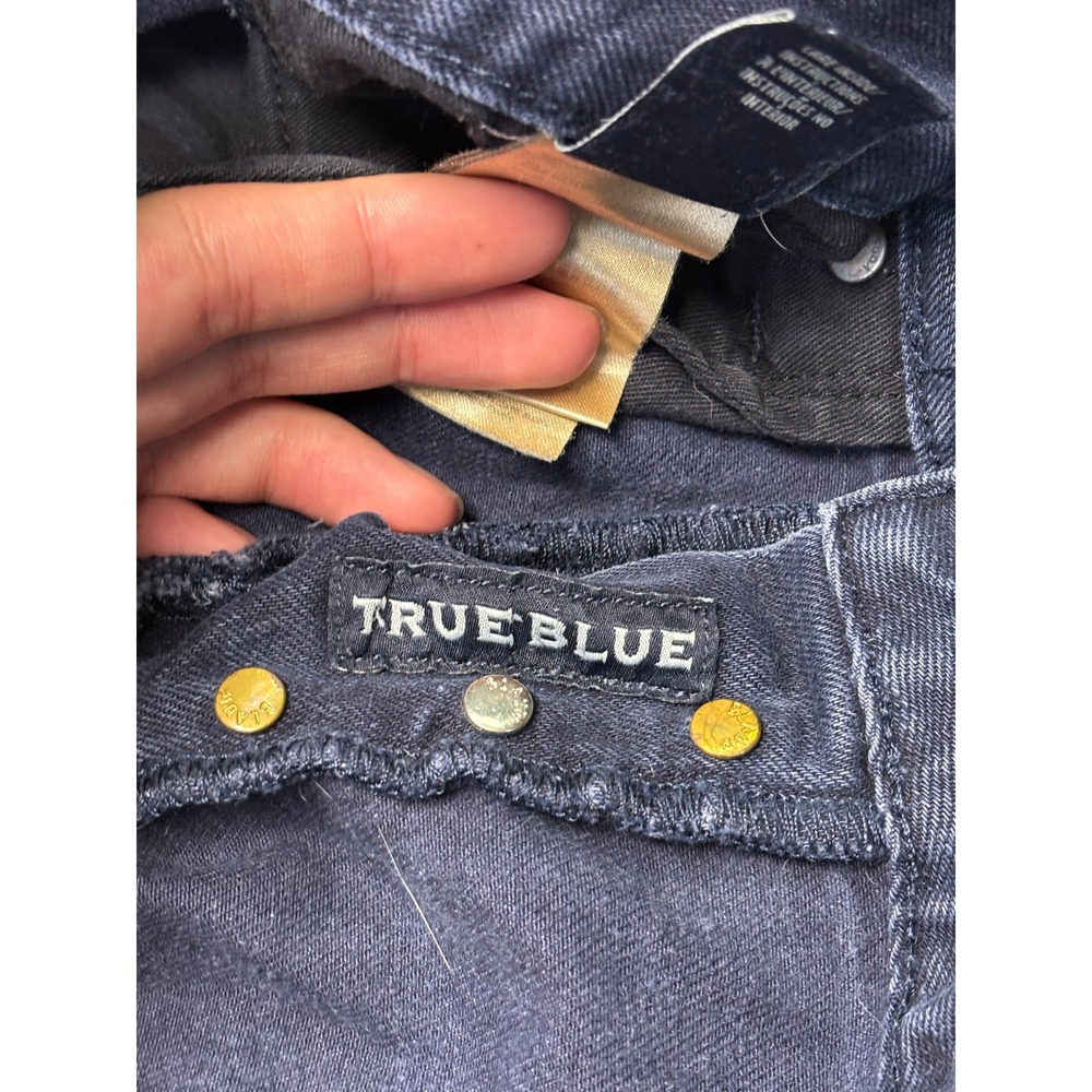 Scotch & Soda Amsterdams Blauw True Blue Jeans Mens 32x34 Dark Wash Button Fly - Picture 8 of 16